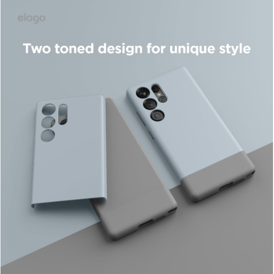 Θήκη Samsung Galaxy S25 Ultra Elago Magnetic Glide Σκληρή με MagSafe - Light Blue / Medium Grey (EGS25MSGL68-LBLMGY)