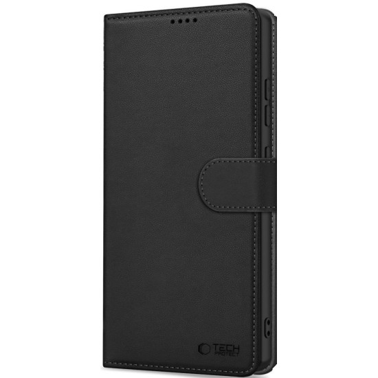 Θήκη Xiaomi Redmi Note 14 Pro 5G / Poco X7 Tech-Protect Wallet Πορτοφόλι - Matte Black (5906302361175)