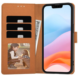 Θήκη iPhone 16e Tech-Protect Wallet Πορτοφόλι - Saddle Brown (5906302360321)