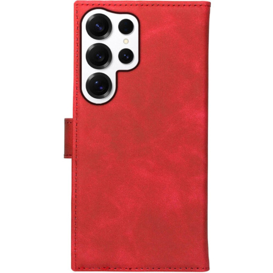 Θήκη Samsung Galaxy S25 Ultra Rosso Element PU Πορτοφόλι - Red (8719246463181)