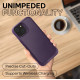 Θήκη & Tempered Glass iPhone 15 Oakshield 2 in 1 Σκληρή με KickStand & Αντιχαρακτικό Γυαλί Προστασίας Οθόνης - Violet / Clear (OAK000038FQ003C)