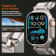 Λουράκι Apple Watch Ultra/SE/11/10/9/8/7/6/5/4 (49/46/45/44mm) Spigen DuraPro Armor Σιλικόνης - Military Green (AMP09102)