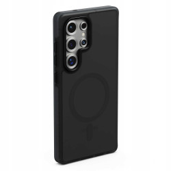 Θήκη Samsung Galaxy S25 Ultra Spacecase Hybrid Fusion Mag Ημιδιάφανη Σκληρή με MagSafe - Black (5905719114305)