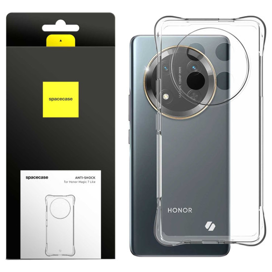 Θήκη Honor Magic7 Lite Spacecase Anti-Shock Διάφανη Σιλικόνης 1mm - Clear (5905719114510)