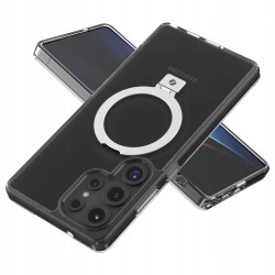 Θήκη Samsung Galaxy S25 Ultra Spacecase Ring Pro Mag Σκληρή με MagSafe & KickStand - Clear (5905719114114)