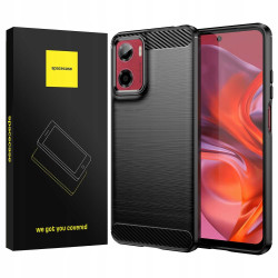 Θήκη Motorola Moto G05 / E15 Spacecase Carbon Σιλικόνης - Black (5905719117818)