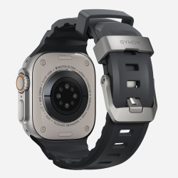 Λουράκι Apple Watch Ultra/SE/11/10/9/8/7/6/5/4 (49/46/45/44mm) Nomad Rocky Point Band Αδιάβροχο FKM & Τιτάνιο - Storm / Natural (NM013596858)