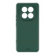 Θήκη Xiaomi Redmi Note 14 Pro Plus 5G Spacecase Silicone Case Σιλικόνης - Dark Green (5905719113650)