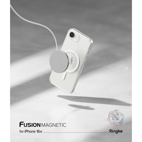 Θήκη iPhone 17e / 16e Ringke Fusion Magnetic Ανθεκτική με MagSafe - Clear (8800293852605)