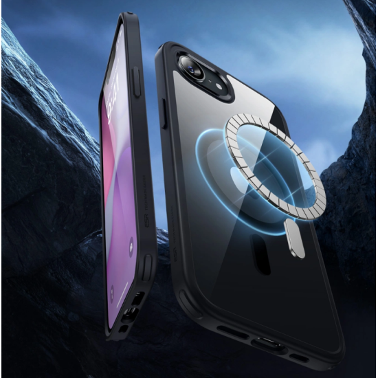 Θήκη iPhone 17e / 16e ESR Classic Hybrid HaloLock Ανθεκτική με MagSafe - Clear / Black (4894240261361)