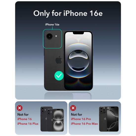 Θήκη iPhone 17e / 16e ESR Classic Hybrid HaloLock Ανθεκτική με MagSafe - Clear (4894240261323)