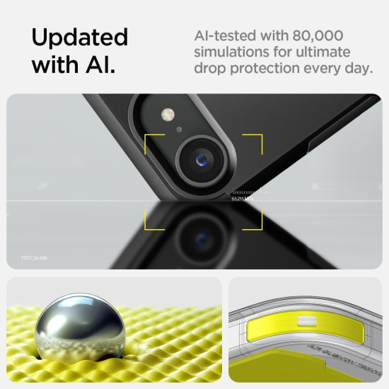 Θήκη iPhone 17e / 16e Spigen Tough Armor AI MagFit Ανθεκτική με MagSafe - Black (ACS09137)