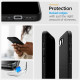 Θήκη iPhone 17e / 16e Spigen Liquid Air MagFit Σιλικόνης με MagSafe - Matte Black (ACS09151)