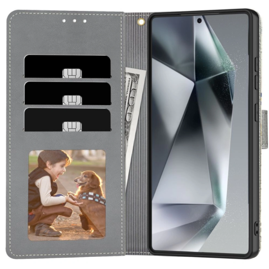 Θήκη Samsung Galaxy A56 Tech-Protect Wallet Πορτοφόλι - Spring Flowers (5906302362196)