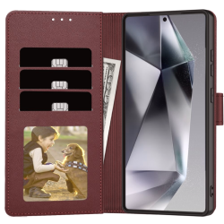 Θήκη Samsung Galaxy A56 Tech-Protect Wallet Πορτοφόλι - Mulberry (5906302361212)