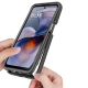 Θήκη Motorola Moto G15 / G15 Power / G05 / E15 Tech-Protect Defense Διάφανη Full Body 360° - Black (5906302361779)