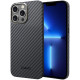 Θήκη iPhone 13 Pro Nekit Fiber Σκληρή με MagSafe Aramid Fiber 1mm 1500D Kevlar - Black (8719246462788)