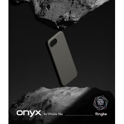 Θήκη iPhone 17e / 16e Ringke Onyx Σιλικόνης - Gray (8800293852698)