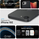 Θήκη iPhone 17e / 16e Spigen Nano Pop MagFit Σιλικόνης με MagSafe - Black Sesame (ACS09155)