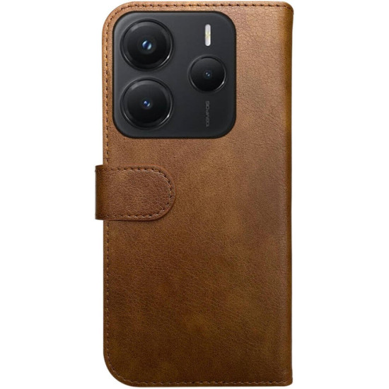 Θήκη Xiaomi Redmi Note 14 5G Rosso Element PU Πορτοφόλι - Brown (8719246468520)