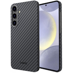 Θήκη Samsung Galaxy S25 Nekit Fiber Σκληρή με MagSafe Aramid Fiber 1mm 1500D Kevlar - Black (8719246469350)