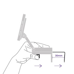 Βάση Στήριξης Mobile Origin Universal Travel Holder Αναδιπλούμενη Μαγνητική MagSafe για Smartphone / Tablet - Gunmetal (UTH-BLK-MSC)