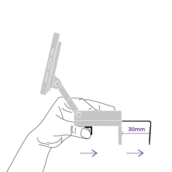 Βάση Στήριξης Mobile Origin Universal Travel Holder Αναδιπλούμενη Μαγνητική MagSafe για Smartphone / Tablet - Gunmetal (UTH-BLK-MSC)
