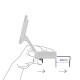 Βάση Στήριξης Mobile Origin Universal Travel Holder Αναδιπλούμενη Μαγνητική MagSafe για Smartphone / Tablet - Gunmetal (UTH-BLK-MSC)