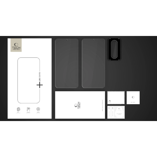 Tempered Glass Samsung Galaxy A56 / A36 Tech-Protect Glass Set+ με 2 x Αντιχαρακτικά Γυαλιά Προστασίας Οθόνης και 1 x Κάμερας - Clear (5906302362080)