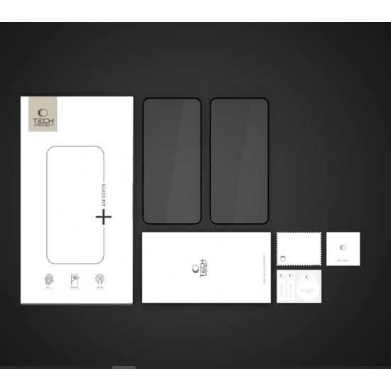 Tempered Glass Xiaomi Poco X7 Pro Tech-Protect Glass Fit+ Full Face Αντιχαρακτικό Γυαλί Προστασίας Οθόνης 2 Τεμάχια - Black (5906302361335)