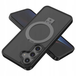 Θήκη Samsung Galaxy S25 Spacecase Ring Pro Mag Σκληρή με MagSafe & KickStand - Black (5905719114084)