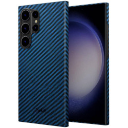 Θήκη Samsung Galaxy S23 Ultra Nekit Fiber Σκληρή με MagSafe Aramid Fiber 1mm 1500D Kevlar - Blue (8719246469787)
