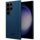 Θήκη Samsung Galaxy S23 Ultra Nekit Fiber Σκληρή με MagSafe Aramid Fiber 1mm 1500D Kevlar - Blue (8719246469787)