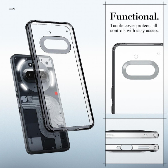 Θήκη Nothing Phone 3a Spigen Ultra Hybrid Διάφανη Σκληρή - Space Crystal (ACS09373)