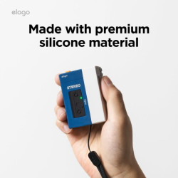 Θήκη AirPods Pro 2nd Gen Elago Cassette Player Case Σιλικόνης με Λουράκι Χειρός - Blue (EAPP2C-CST-BL)