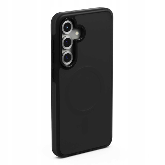 Θήκη Samsung Galaxy S25 Plus Spacecase Hybrid Fusion Mag Ημιδιάφανη Σκληρή με MagSafe - Black (5905719114282)