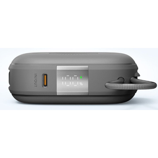 PowerBank Veger W1185 MagCore 3in1 με Ασύρματη Φόρτιση MagSafe 15W / 1 x Type-C / 1 x Καλώδιο Type-C / 1 x Καλώδιο Lightning 10.000mAh - Grey (6977525750359)