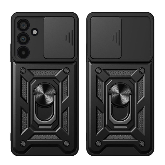 Θήκη Samsung Galaxy A56 Tech-Protect Camshield Pro Ανθεκτική με Κάλυμμα για την Κάμερα & Ring Holder - Black (5906302362172)