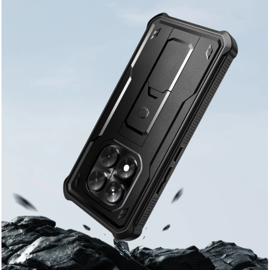 Θήκη Xiaomi Redmi Note 14 Pro 5G / Poco X7 Tech-Protect Kevlar Pro Full Body 360° Ανθεκτική - Black (5906302361397)