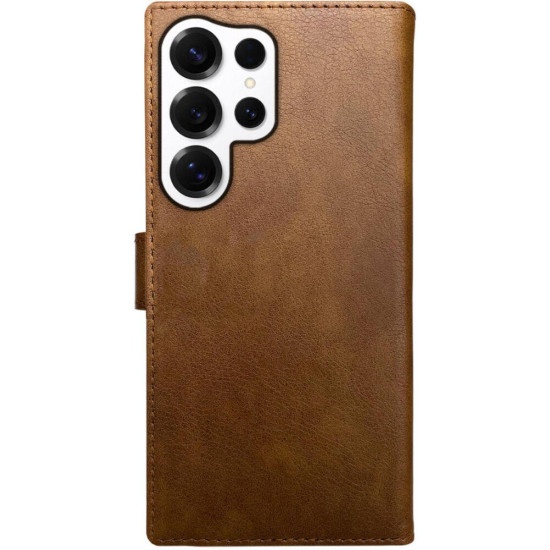 Θήκη Samsung Galaxy S25 Ultra Rosso Element PU Πορτοφόλι - Brown (8719246463174)