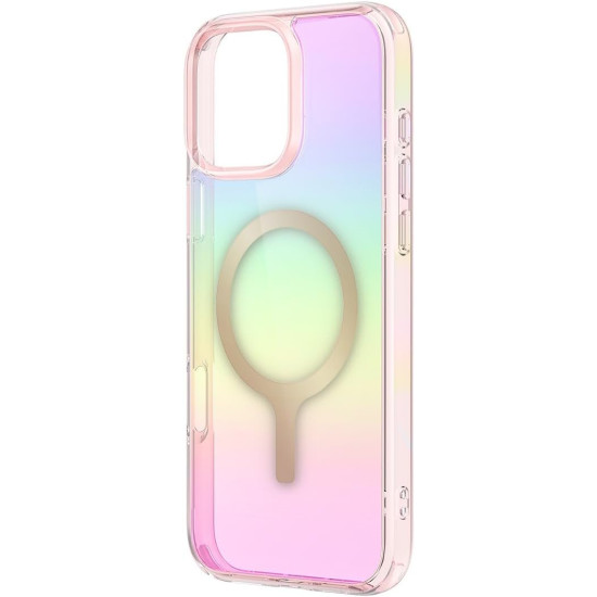 Θήκη iPhone 16 Pro Max Uniq Iridescia Ανθεκτική & Ιριδίζουσα με MagSafe - Pink Prism (UNIQ-IP6.9P(2024)-IRDMPPRS)