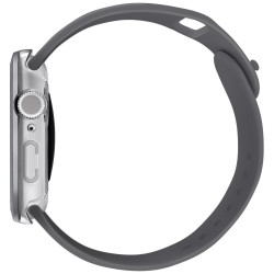 Θήκη Apple Watch 11 / 10 42mm Uniq Voute με Tempered Glass - Silver (UNIQ-42MM-VOUSIL)