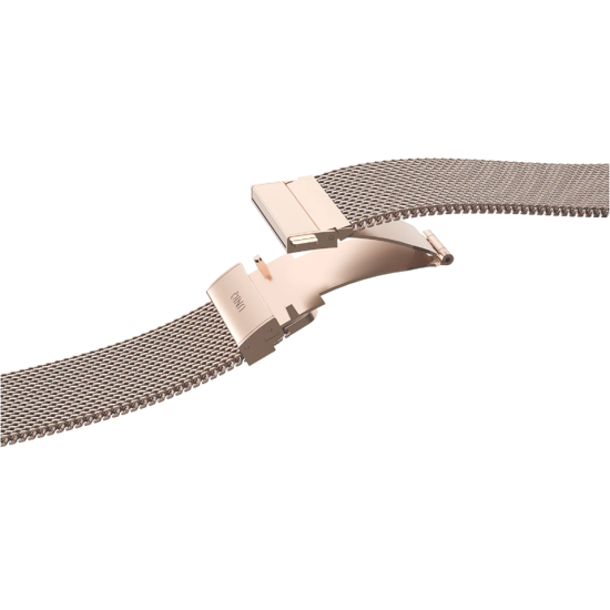 Λουράκι Apple Watch Ultra/SE/11/10/9/8/7/6/5/4 (49/46/45/44mm) Uniq Dante Pro από Ανοξείδωτο Ατσάλι - Metallic Rose (UNIQ-49MM-DANPMRSE)