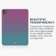 Θήκη iPad Pro 13" 2024 KW TPU Silicone Case Ημιδιάφανη Σιλικόνης - Bicolor / Dark Pink / Blue / Transparent (KWM000023TV001C)