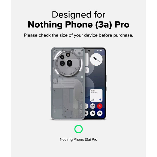 Θήκη Nothing Phone 3a Pro Ringke Fusion X Σκληρή - Camo Black (8800293853671)