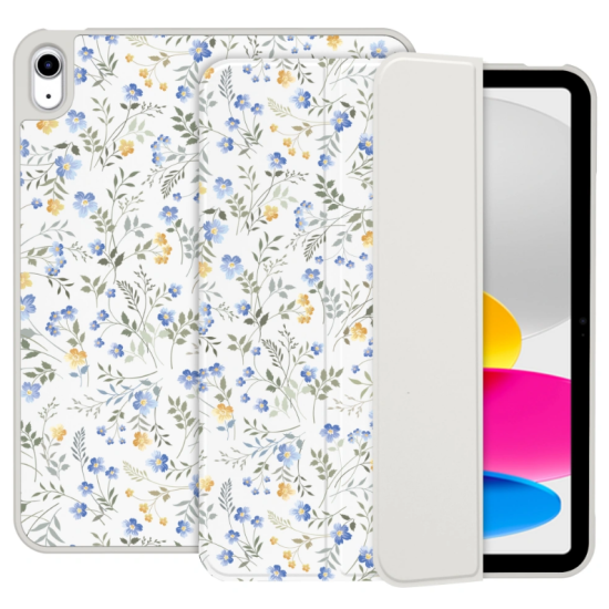 Θήκη iPad (A16) 11th Gen. 2025 11" / 10th Gen. 2022 10.9" Tech-Protect SC Pen Smartcase Flip με Υποδοχή για Apple Pencil - Spring Flowers (5906302363193)