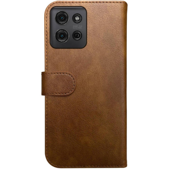 Θήκη Motorola Moto G75 Rosso Element PU Πορτοφόλι - Brown (8719246468629)