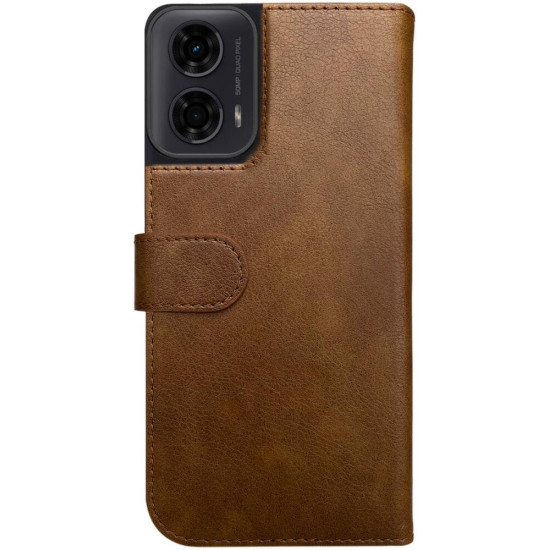 Θήκη Motorola Moto G35 Rosso Element PU Πορτοφόλι - Brown (8719246465819)