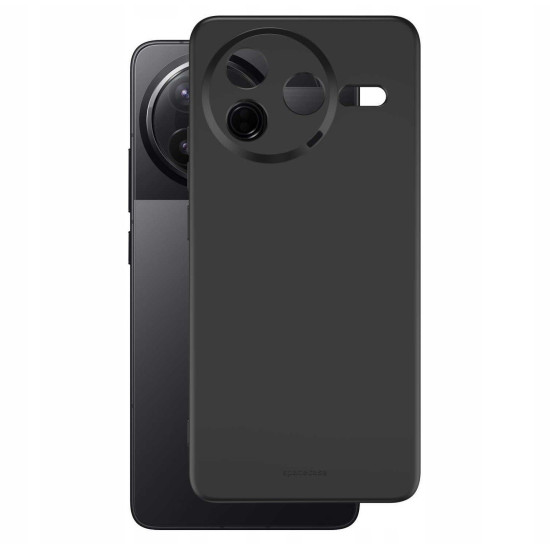 Θήκη Xiaomi Poco F7 Pro Spacecase Silicone Case Σιλικόνης - Black (5905719119188)