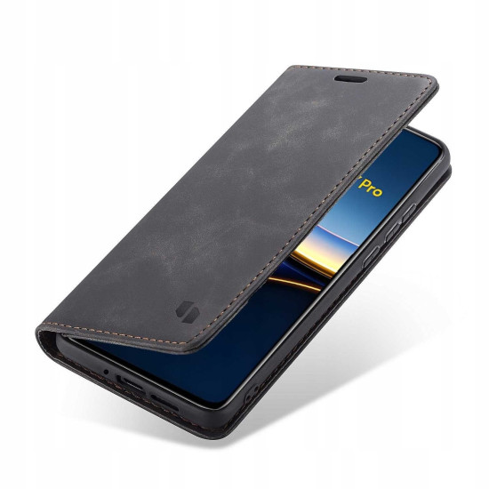 Θήκη Xiaomi Poco F7 Pro Spacecase Wallet Πορτοφόλι - Black (5905719119225)